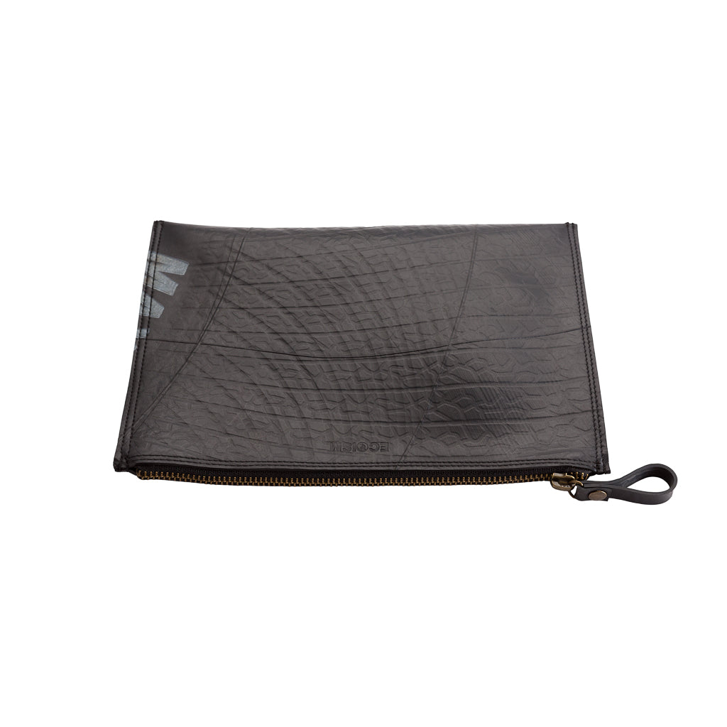 Lewis Essential Medium Flat Vegan Pouch by Paguro Upcycle