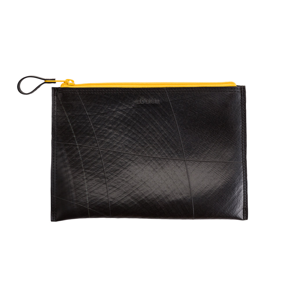 Lewis Essential Medium Flat Vegan Pouch by Paguro Upcycle